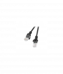Lanberg | Patchcord CAT.6 UTP fluke passed | PCU6-10CC-0025-BK | 0.25 m | Black