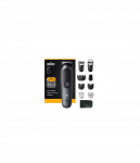 Braun 11-in-1 Grooming Kit | All-in-One Kit Series 5 AIO5560 | Cordless | Number of length steps 14 | Grey/Black
