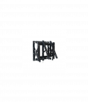 EDBAK | Wall mount | VWPOP65-P | Display Mounts | 42-65 " | Maximum weight (capacity) 60 kg | Black