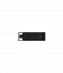 Kingston | USB Flash Drive | DataTraveler 70 | 128 GB | USB 3.2 Gen 1 Type-C | Black