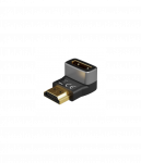 Goobay HDMI Angled Adapter 270&deg; Vertical, 8K @ 60 Hz, Gold-Plated | 72011