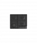 Gorenje | Hob | GW642AB | Gas | Number of burners/cooking zones 4 | Rotary knobs | Black