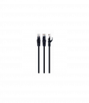 UTP Cat6 | Patch cord | PVC AWG 26 (7 x 0.15 mm wire) | Black | 5 m