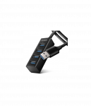 AXAGON Miniature metal four-port USB 3.2 Gen 1 hub | HUE-M1AL