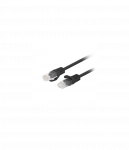Lanberg | Patchcord CAT.5E UTP Fluke Passed | PCU5-10CC-0025-BK | 0.25 m | Black