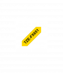 Brother | TZe-FX651 Flexible ID Laminated Tape | Black on Yellow | TZe | 8 m | 2.4 cm