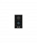 Simfer | Hob | H3.201.TGRSP | Gas on glass | Number of burners/cooking zones 2 | Rotary knobs | Black