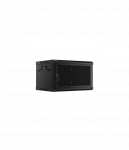 Lanberg | Rack cabinet 19" wall-mount 6U/600x450 with perforated door (flat pack) | WF01-6406-23B | Black