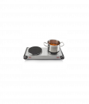 Tristar | Free standing table hob | KP-6248 | Number of burners/cooking zones 2 | Stainless Steel/Black | Electric