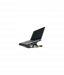 Targus Stand | Chill Mat with 4 USB-A Port Hub - for up to 16-inch Laptops | Black/Grey