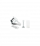 TEFAL | Hand Mixer | PrepMix+ HT462138 | Hand Mixer | 500 W | Number of speeds 5 | Turbo mode | White