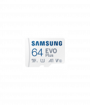 Samsung | MicroSD Card | EVO Plus | 64 GB | microSDXC Memory Card | Flash memory class U1, V10, A1
