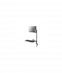 Neomounts DS90-325BL1 Sit-stand workstation desk 1 screen - 17-32" - 1-9 kg (curved 6 kg) - gas spring - black