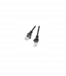 Lanberg | Patchcord CAT.5E UTP | PCU5-10CC-0100-BK | 1 m | Black