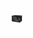 Digitus | Wall Mounting Cabinet | DN-19 07-U-SW | Black | IP protection class: IP20 Front door: Glass door, single opening Cabin