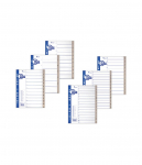 Plastikiniai skiriamieji lapai A-Z, A4 MAXI