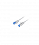 Lanberg | Patchcord Cat.6A S/FTP LSZH CCA Fluke Passed | PCF6A-10CC-0050-S | 0.5 m | Grey