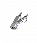 AXAGON ADE-TXCA Compact aluminum USB 3.2 Gen 1 Gigabit Ethernet 10/100/1000Mbit adapter with automatic installation, Nintendo Sw