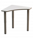 Reguliuojamo auk&scaron;čio stalas  SPICA 70x70 cm.T2-T6) baltas