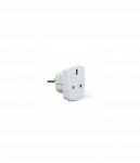 Gembird | AC power adapter, UK socket to EU Schuko plug, 7.5 A | Travel adapter