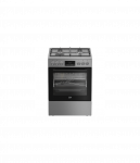 BEKO Cooker | FBMA61330GXDT | Hob type Gas | Oven type Electric | Stainless Steel | Width 60 cm | Grilling | LED | Depth 60 cm |
