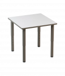 Reguliuojamo auk&scaron;čio stalas 80x60 cm (T2-T6) baltas