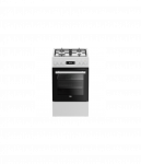 BEKO Cooker | FSM51339DWDS | Hob type Gas | Oven type Electric | White | Width 50 cm | Grilling | LED | Depth 60 cm | 60 L
