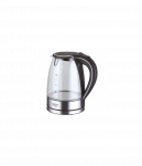 Adler | Kettle | AD 1225 | Standard | 2000 W | 1.7 L | Glass | 360&deg; rotational base | Transparent/Stainless steel