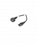 Lanberg | CEE 7/7 to IEC 320 C13 Power Cord | CA-C13C-11CC-0100-BK