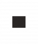 Candy | Hob | CH64CCB/4U2 | Vitroceramic | Number of burners/cooking zones 4 | Touch | Black