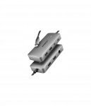AXAGON USB-C 10Gbps DUAL 4K DISPLAY 7in1 hub | HMC-CUB83X2