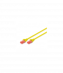 CAT 6 U-UTP | Patch cord | PVC AWG 26/7 | Yellow | 2 m | Modular RJ45 (8/8) plug