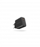 AXAGON GaN wallcharger 2x port (USB-A + USB-C), PD3.0/PPS/QC4+/SFC2.0/AFC/SCP/FCP/Apple, 45W | ACU-PQ45