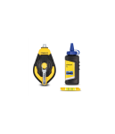 Stanley STHT47312-0 30M 3:1 Comfort Grip Reel Kit With Blue Chalk and Line Level