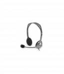 Logitech | LGT-H110 | Stereo headset | Black, Silver