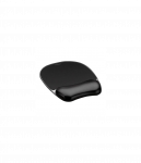 Fellowes | Mouse pad with wrist support CRYSTAL | Mouse pad with wrist pillow | 202 x 235 x 25  mm | Black