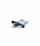 AXAGON Foldable pocket USB-A contact Smart/ID card reader | CRE-SMPA