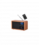 Adler | Radio DAB+ Bluetooth | AD 1184 | Alarm function | Black/Brown