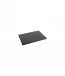 Lanberg 19" fixed shelf 1U/486x270mm, max load capacity up to 120kg | AK-1001-B | Black