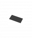 Fellowes Desk Mat | Breyta | 800 x 400 x 2.5 mm | Black