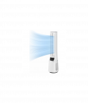 Midea | Bladeless Fan with Air purifier | MFP-120 | Stand fan | White | Diameter 15 cm | Number of speeds 10 | Oscillation | Yes