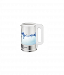 Mesko | Kettle | MS 1301w | Electric | 1850 W | 1.7 L | Glass/Stainless steel | 360&deg; rotational base | White
