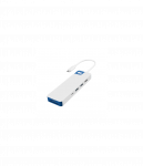 Hyper HyperDrive Flex 8 Port USB-C Hub, White/Blue | HD4102BUGL | HDMI ports quantity 1