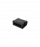 Lanberg Switch PoE Extender 1xIn 3xOut Fast Ethernet Din Rail at 30W metal clips | DIN-FE4-AT-30W