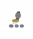 Cecotec Waffle Maker | Fun Gofrestone 3in1 | 700 W | Number of pastry 3 | Waffle/Muffin/Donut | White