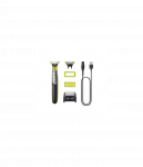 Philips | Shaver | QP2834/23 OneBlade 360 | Cordless | Wet & Dry | Lime green/Charcoal grey