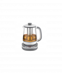 TEFAL Tastea Kettle | BJ551B10 | Tea Kettle | 1400 W | 1.5 L | Glass | 360&deg; rotational base | Grey/White