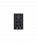 CATA | Hob | SCI 3002 BK | Gas on glass | Number of burners/cooking zones 2 | Rotary knobs | Black