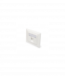 Digitus | Wallplate for Keystone Modules, German type, middle plate 50x50 mm, frame 80x80 mm | DN-93811