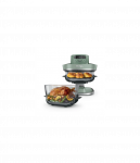 NINJA 5-in-1 XL Glass Air Fryer | AS090EUGN Crispi Pro | Power 2050 W | Capacity 5.7 L | Moss Green